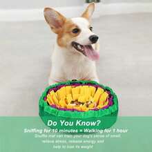 Esterilla de olfateo para perros - Esterilla de alimentación interactiva de estimulación mental para comedores rápidos, lavable a máquina para búsqueda y alimentación de perros pequeños y grandes - Multicolor - Ver 6
