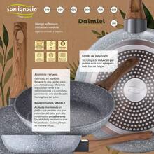 San Ignacio Set Of 3 Frying Pans Ø22 Ø26 And Ø28 Daimiel, Forged Aluminum, Induction - Multicolor 6 - View 2