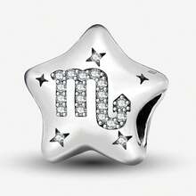 1 Exquisita cuenta con diseño de constelación de estrellas, adecuada para que las mujeres la usen, se puede utilizar para hacer joyas DIY como pulseras, etc. Es un regalo exquisito para las novias. - Estrellas y constelaciones - Ver 21