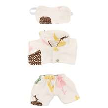 Eyemask & Sleepwear Set (Random Pattern), Bottle Hanger, Slippers, For Labubu, Holiday & Birthday Gift (Excluding Plush Doll) - Multicolor - View 12