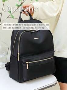Malist Flower Embroidery Functional Backpack For Women, Business Casual Commuting Travel Backpacks, Cute Multi-Compartment Versatile Computer Daypack, Portable Campus School Bag For Junior High School And College Students, School Backpack, Elementary School, Middle School, High School, Back To School Bags, Waterproof, Lightweight, Classic Casual, Suitable For Teen Girls Women College Students, Teacher, Perfect For Back To School, First Day Of School, Middle School, High School - Nhiều màu - Xem 6