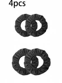 4pcs Polyester Baby Stroller Wheel Covers, Dust-Proof, Easy To Clean, Suitable For Indoor And Outdoor Use, Travel Gear - Many - View 7