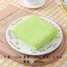 New Slow Rebound PU Toy, Sticky Squeeze Bread Toy, Same Style As Viral Stress Relief Toy, Realistic Squeezing Sensation With Soft Wet Texture - Multicolor - View 11