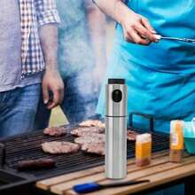 Premium Stainless Steel Oil Dispenser Bottle: Ideal Tool For Barbecues And Cooking For Effortless Oil Control. - Silver - View 3