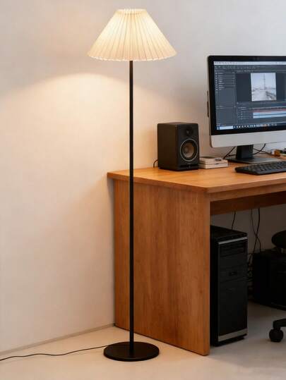 1pc USB Powered Minimalist Floor Lamp, Desk Reading Light, Ambient Lighting Suitable For Bedroom, Living Room, Office, Bar, Sofa, Decorative Bedside Lamp, Night Light