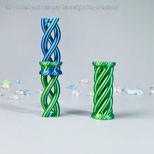 1pc 2026 New 3D Printed Decompression Toy, Twist And Turn Spiral Puzzle Toy, Interesting Gift For Birthday, Holiday, Novelty - Multicolor - View 10