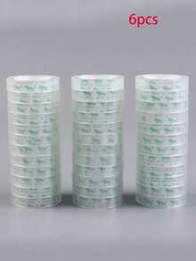 1/48卷透明文具胶带，小号胶带，小碎花图案胶带。这是一款办公及学生文具胶带，适合办公室和学校使用。