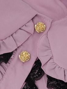 1/2/4pcs 19mm Rose Flower Button Set, Metal Button Set, Detachable Button Clips, 3D Decorative Buttons, Snap Buttons With Pliers, Suitable For Dresses, Formal Wear, Shirts - Multicolor - View 11