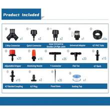 CYPNSistema de Riego para Jardin 40m Equipo de Goteo de Riego de Jardín Aspersores de Riego Jardin 165 Pcs Kit de Riego por Goteo para las Jardin Plantas Césped Granjas InvernaderoFashion - 213471723 - Ver 4