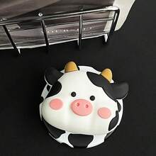 1pc New Flower & Puppy Peach Design MagSafe Magnetic Phone Holder, Strong Suction, Adjustable Desktop Air Cushion - Multicolor - View 7