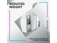 Logitech G502 X LIGHTSPEED Wireless Gaming Mouse - Optical Mouse With LIGHTFORCE Hybrid Optical-Mechanical Switches, HERO 25K Gaming Sensor, Compatible With PC - MacOS/Windows - White - White - View 6