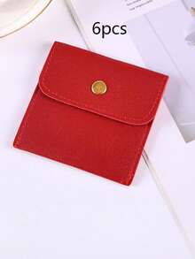 10个装首饰袋，情人节礼物，仿皮首饰袋，首饰礼品包装，12/6/2个装真皮首饰袋，20种颜色可选，按扣式仿皮首饰收纳袋 - 高档礼品袋，适用于耳环、项链、手镯和戒指 - 完美收纳和分类，情人节必备 - 完美的礼品包装 - 彩色 - 查看 15