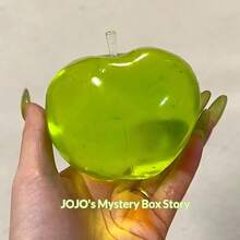 1个装 - 苹果绿茶汽水味慢回弹可塑形麦芽球 - 粘性减压玩具，适合成人 - 彩色 - 查看 4