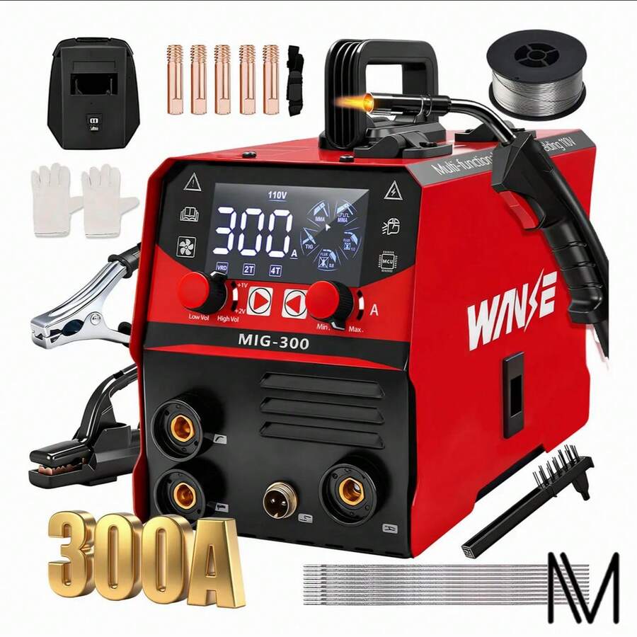 Maquina Para Soldadoras Migsa Portatil Inversores Electrodos Wanse - amaril - Ver 1