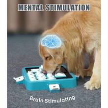 Dog Puzzle Toy Food Treat Feeder Mental Stimulation Green - như hình ảnh - Xem 5