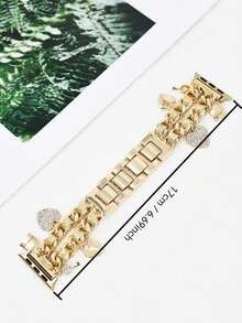 Metal Keychain Watch Band, Compatible With 49/46/45/44/42/41/40/38mm Watches, Women