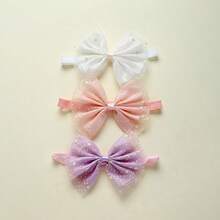 3pcs Star Print Bow Headbands, Super Cute Multi-Color Headbands Suitable For All Seasons, Great Gift And Photo Prop - Multicolor - View 10