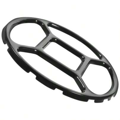 NUOBESTY Small Pot Stove Rack Gas Stove Holder Black Enamel Anti-Slip Wok Ring Bracket For Gas Hob Auxiliary Pot Support Kitchen Cooktop Accessory