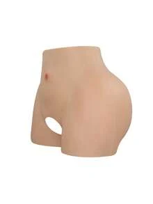 Silicone Butt Lifting Shorts, Unisex Silicone Fake Buttocks Shaping Pants, Thickened Design, Lift And Shape Peach Butt, Boost Confidence - Beige - View 3