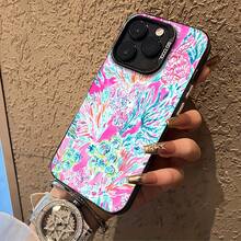 Pretty Beach Fish Print Element-Design Phone Case, Suitable For IPhone Models 16, 15, 14 Pro Max, 13, 12, 11, XR, XS Plus Phone Cases, Made Of TPU Silicone Material, Providing Shock And Drop Protection, With Drop Protection Function, And Has A Very Good Hand Feel. It Is The Most Suitable Gift For Family, Friends, And Loved Ones. - 銀色LB11 - 查看 4