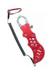 1 Pieza De Pesca De Calidad - Durable Acero Inoxidable Tackle Y Cortador De Línea, Cuchillas Afiladas, Controlador De Plástico Y Pinzas De Acero Inoxidable Tackle, Control De Pescado De Acero Inoxidable, Ideal Para Acampar, Pesca, Viene Con Accesorios De Pesca Herramientas De Reparación. Fácil De Llevar, Se Puede Colocar En La Bolsa De Pesca Y Caja De Herramientas. Herramientas De Pesca Y Accesorios Para Una Pesca Fácil Y Práctica, Asequible Y De Alta Calidad. - Rojo - Ver 11