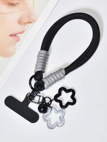Black and Gray Short Rope + Star Pendant