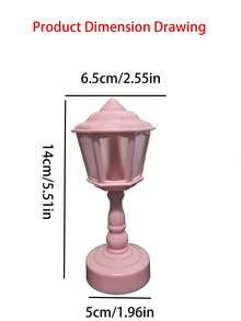 1pc LED Creative Retro Desk Lamp, Minimalist & Fashionable, Portable Eye-Care Mini Gift Lamp, Small Night Light - Warm white light - View 9