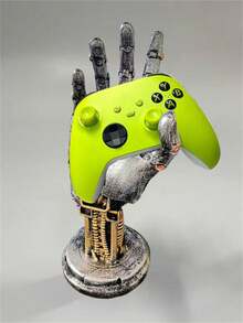 1pc Cyberpunk Mechanical Handcrafted Ornaments, Gaming Controller Desk Stand, Hand Sketch Model Joints, Artistic Manga Sketch Hand Model (Randomly Colored Parts) - Multicolor - View 9