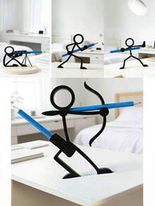 1个3D打印战士笔筒，趣味桌面收纳盒，惊喜礼物，收藏模型 - 彩色 - 查看 7