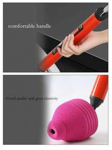 1个马桶搋子，压力吹气式管道疏通工具，高压气泵，适用于疏通堵塞的马桶、浴室水槽，多功能管道疏通工具 - 彩色 - 查看 10