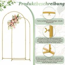 Wedding Arches - 金色 - 查看 3