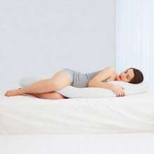 Pregnancy Pillows For Sleeping, U Shaped Maternity Pillow, With Removable Machine Washable Cover - Pink - View 10