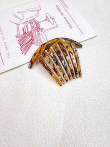 Acetate French Retro U-Shaped Hair Clip Bun Maker, Modern Minimalist Hair Accessory, Versatile Hair Styling Tool - Multicolor - View 17