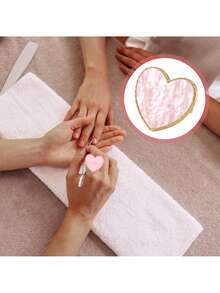 Bảng pha màu vẽ móng nghệ thuật bằng nhựa cỡ lớn/nhỏ, bảng pha màu sơn móng tay, giá trưng bày vẽ móng nghệ thuật viền vàng, bảng trưng bày vẽ móng nghệ thuật - Nhiều màu - Xem 9