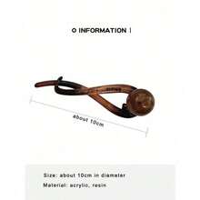 1/2pcs Retro Coffee Pearl Twist Hair Clips, Elegant Hair Accessories For Women, Simple Graceful Styling Clips Perfect For Spring & Summer, Versatile For Daily Wear & Office Commute, Chic Hair Barrettes To Elevate Hairstyles - 彩色 - 查看 5