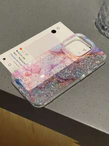 Marble Pattern Painted Epoxy Resin Shockproof Phone Case Compatible With IPhone 17/17 Pro/17 Pro Max/16/15 XR/7/8/16 Pro Max/13/15 Pro Max/12 Pro Max/13 Pro Max/14 Pro Max, S25/S25 Plus/S25 Ultra, A16/A36/A26/A56, S24 - Multicolor - View 3