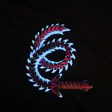 17.72in Foldable Dragon Bone Whip | Silk Rose Red | Flexible Swing Decompression Accessory - Multicolor - View 3