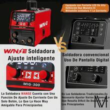 Maquina Para Soldadoras Migsa Portatil Inversores Electrodos Wanse - amaril - Ver 5