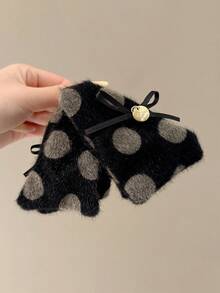 1个复古豹纹三角形发爪夹，超大号发爪夹，适合女性，高端秋冬发饰，适合浓密头发，马尾辫女士发饰，时尚发夹，夏季海滩度假必备 - 彩色 - 查看 2