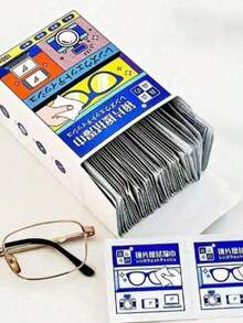 100pcs Compact Wet Wipes, Suitable For Cleaning Glasses, Phones And Various Screens, Essential For Business Trips And Travel! - Multicolor - View 4