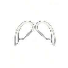 8pcs Bluetooth Earphone Ear Hooks, Sports Anti-Lost Ear Hooks, Transparent Anti-Lost Ear Hooks, Non-Slip Silicone Material, Compatible With Apple Pro Bluetooth Earphones - Multicolor - View 19