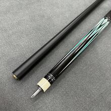 Taco de billar de 147 cm con punta de cuero de 12 mm y estuche de PU - Regalo perfecto para entusiastas y atletas del billar - Negro - Ver 8