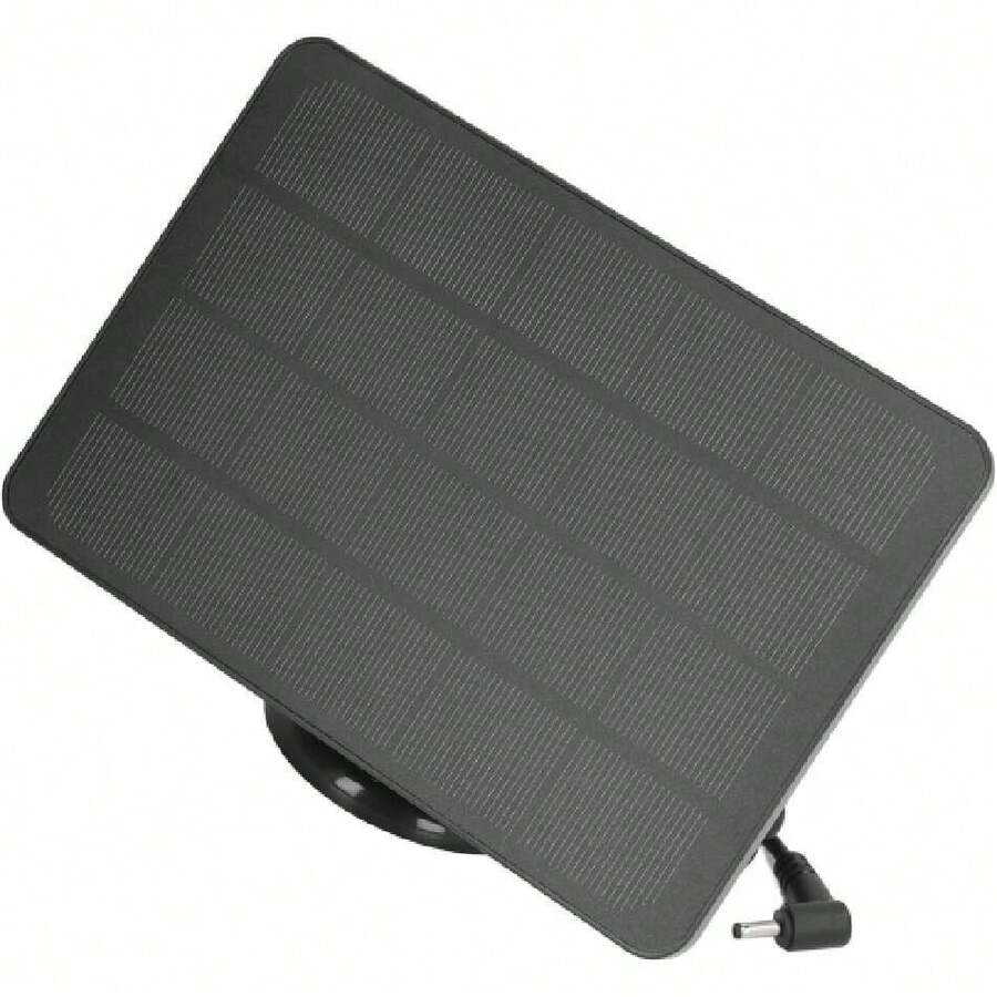 Cargador de Panel Solar para Cámara Ring, Cargador de Panel Solar para Cámara de 10 W para Batería de Cámara con Foco Ring, para Batería Stick Up CAM de 2.ª y 3.ª Generación,,39826268 - Gris - Ver 1