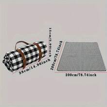 这款野餐垫采用经典醒目的格子图案，为任何户外环境增添一丝复古魅力。鲜艳持久的印花不易褪色，无论是在公园、海滩、露营地还是自家后院，都能营造出绝佳的视觉效果，让每一次野餐都倍感特别。 - 彩色 - 查看 4