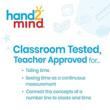 CYPNhand2mind Numberline Learning Clock Clock Learning Teaching Clock Telling Time Teaching Clock Clock for Learning to Tell Time Learning Clock Clocks for Classroom Set of 1Fashion - 223219791 - Ver 3
