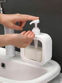 300ml-500ml Large Capacity Refillable Soap Dispenser Bottle, Reusable Bathroom Shower Gel Dispenser, Multi-Functional Cosmetic Storage Bottle, Empty Bottle, Lotion Bottle, Pump Bottle, Reusable Empty Bottle, Kitchen Dishwashing Liquid Dispenser Bottle, Shampoo Dispenser Bottle, Foaming Bottle, Foam Bottle, Dispenser Bottle, Lotion Bottle, Pump Foaming Bottle - Multicolor - View 11