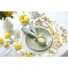 1/2/4/6/8/300 Pcs Luxury Placemat Set, Featuring Modern Minimalist Easter Bunny Pattern Design. Size: 12*18 Inches/30*45 Cm, Multiple Patterns Available, Suitable For Easter Dining And Home Decor. - Multicolor - View 4