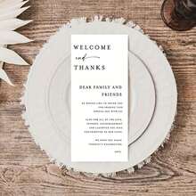 10/30 Pcs Modern Minimalist Welcome & Thank You Notes, Simple Wedding Theme Table Cards For Guests, 1st Anniversary Gift Ideas, Premium Quality, Stylish Design - Multicolor - View 8