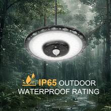 CYPNSolar Lámpara Colgante 3000LM 2700-6500k Regulable Lámparas UFO LED IP65 Impermeables Exterior Iluminación con Motion Sensor y Control Remoto para Patio Garajes Industrial Etc ModernoFashion - 213470796 - Ver 6