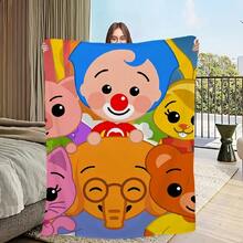 P Plim Cute Blanket Comfortable Skin Friendly Soft Sofa Living Room Bed Bedroom Blanket Suitable For Travel And Gifts3 - 白色 - 查看 1